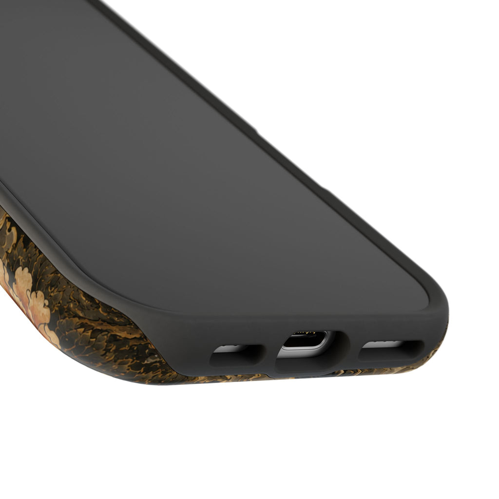Black Panther Floral Tattoo Phone Case