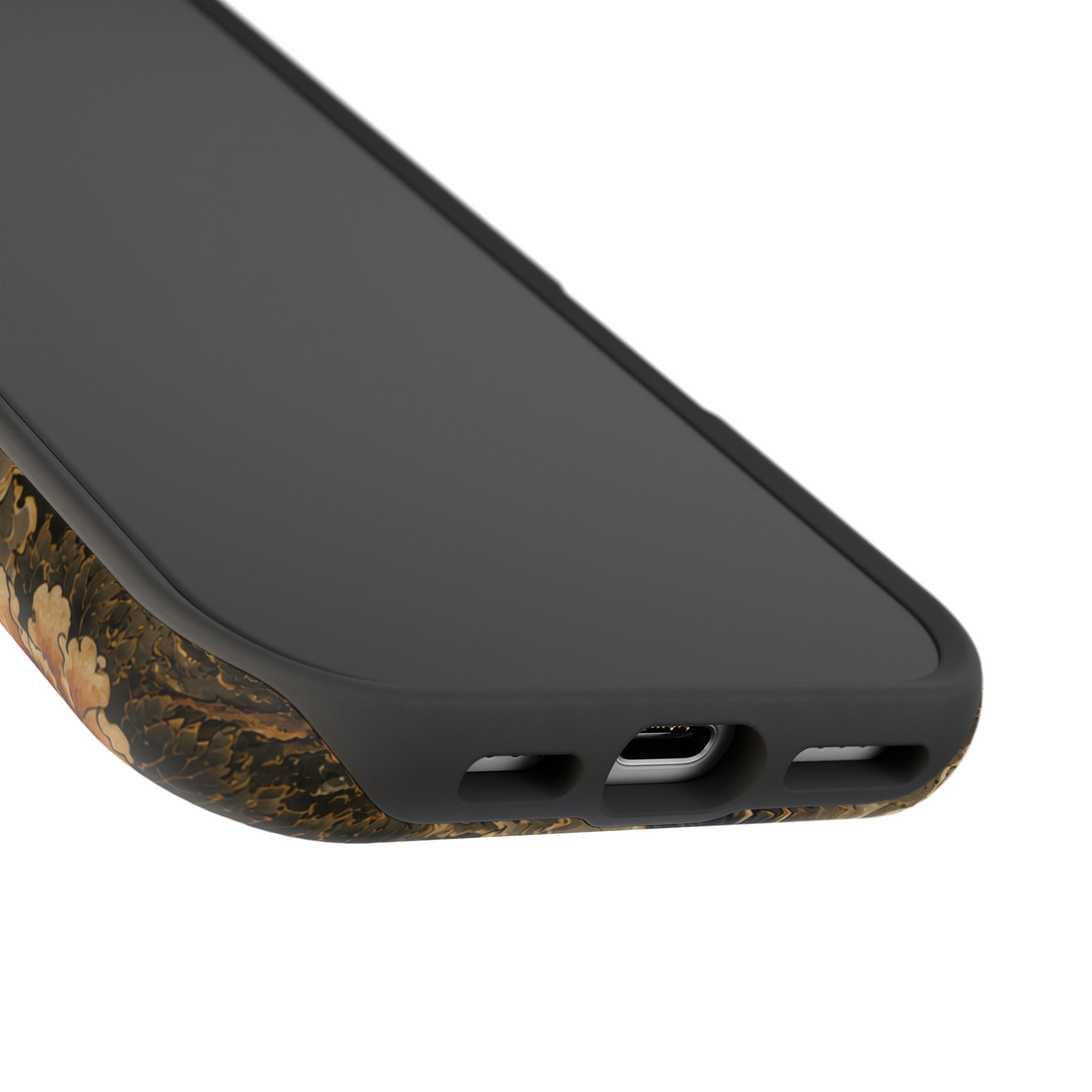 Black Panther Floral Tattoo Phone Case