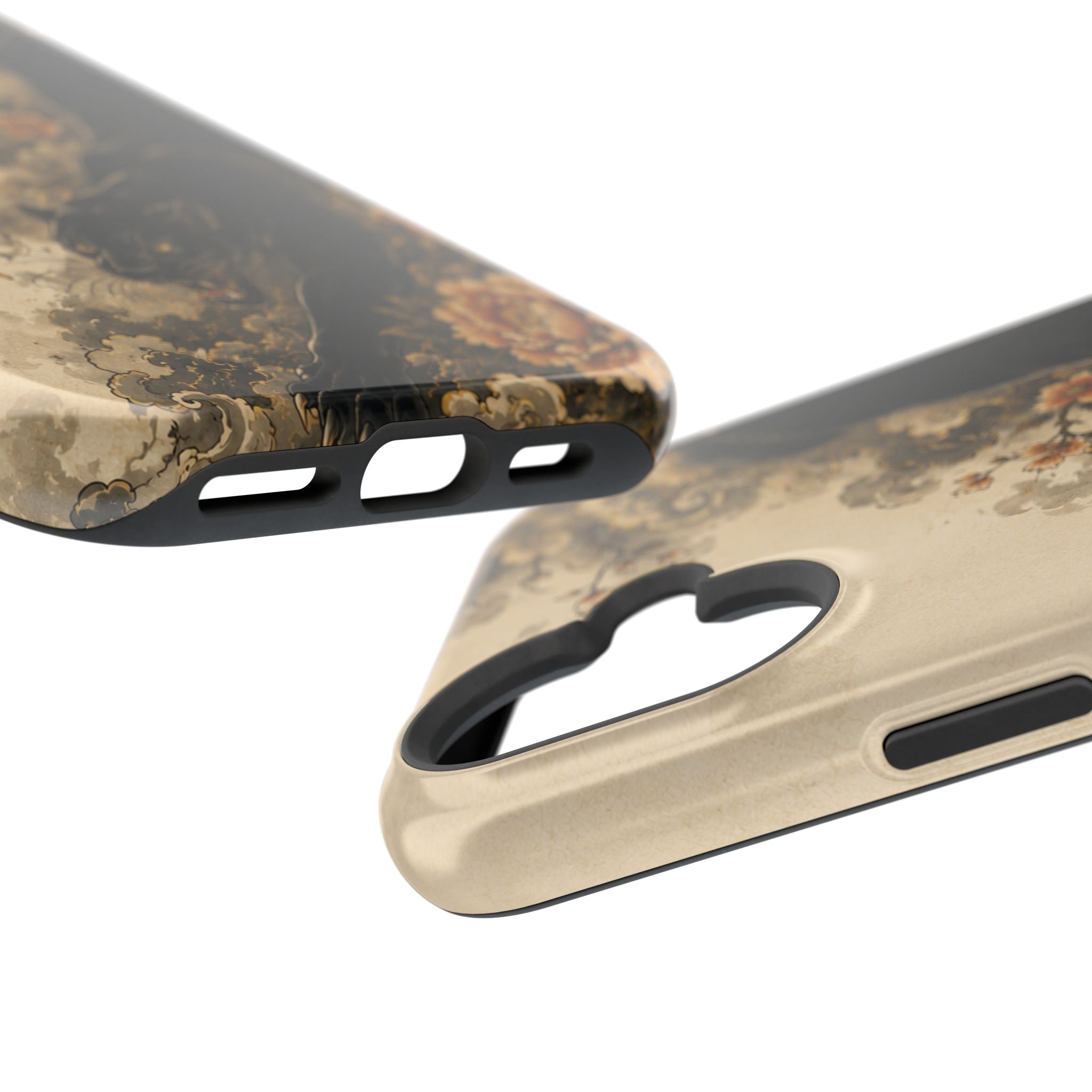 Black Panther Floral Tattoo Phone Case