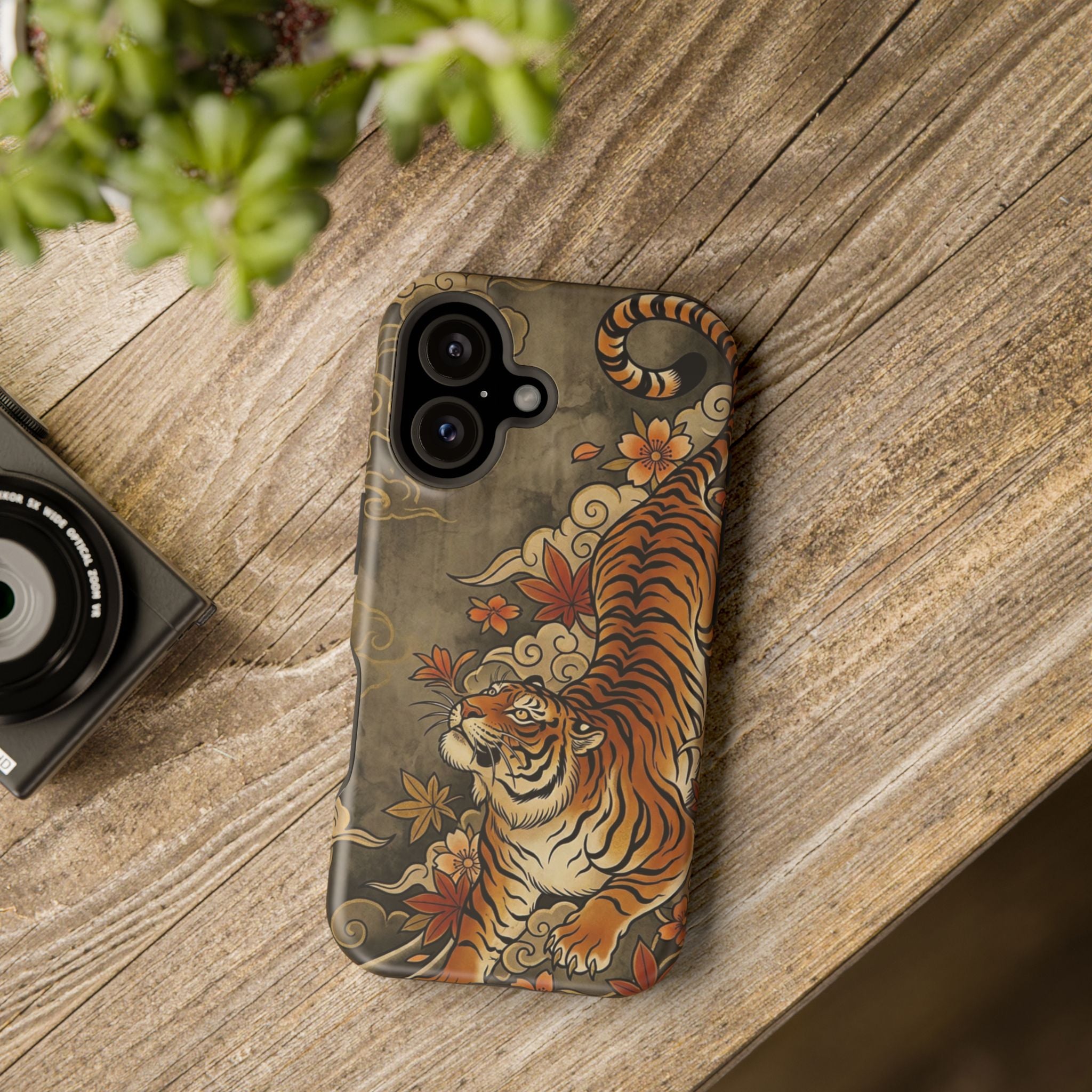 Crouching Tiger Tattoo Phone Case