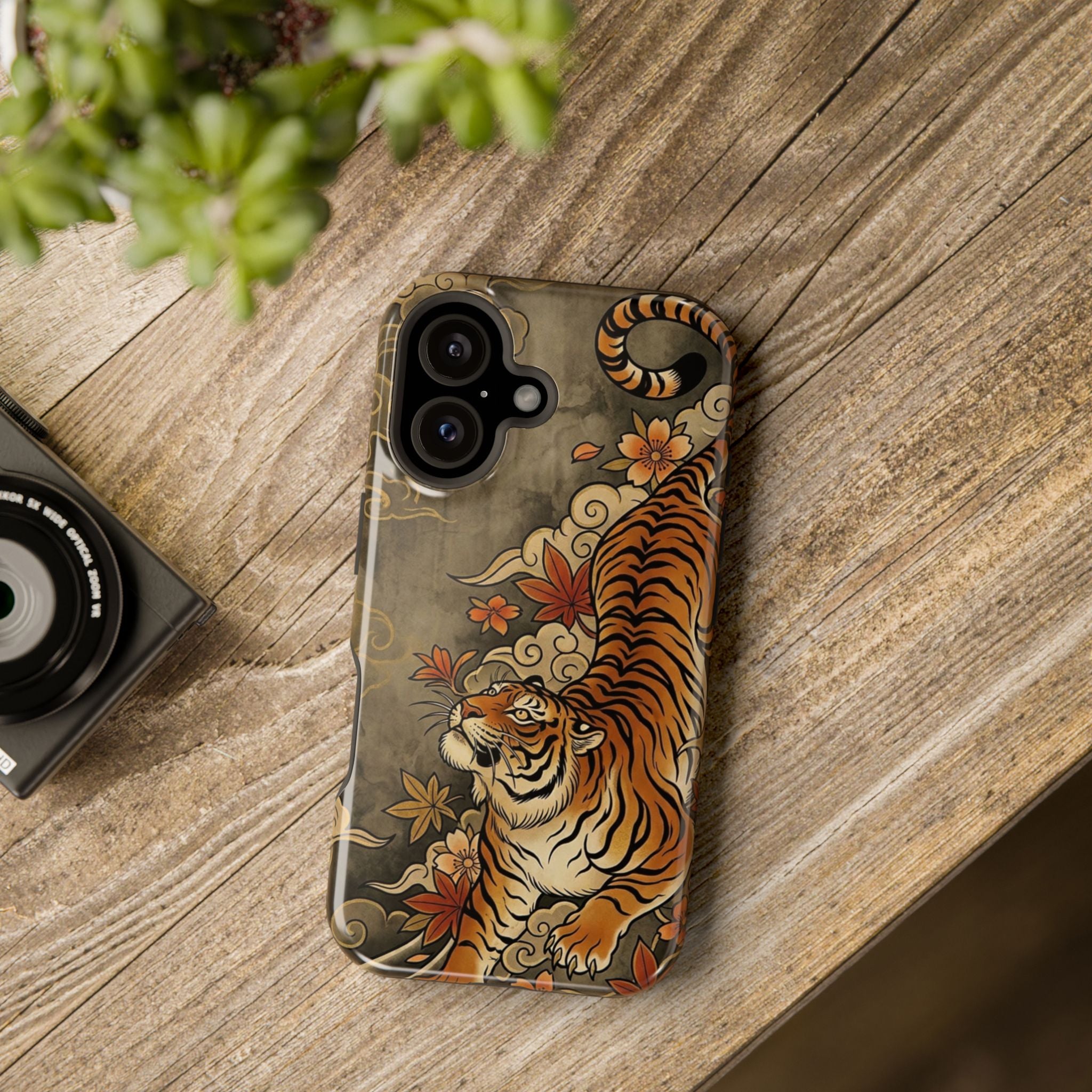Crouching Tiger Tattoo Phone Case