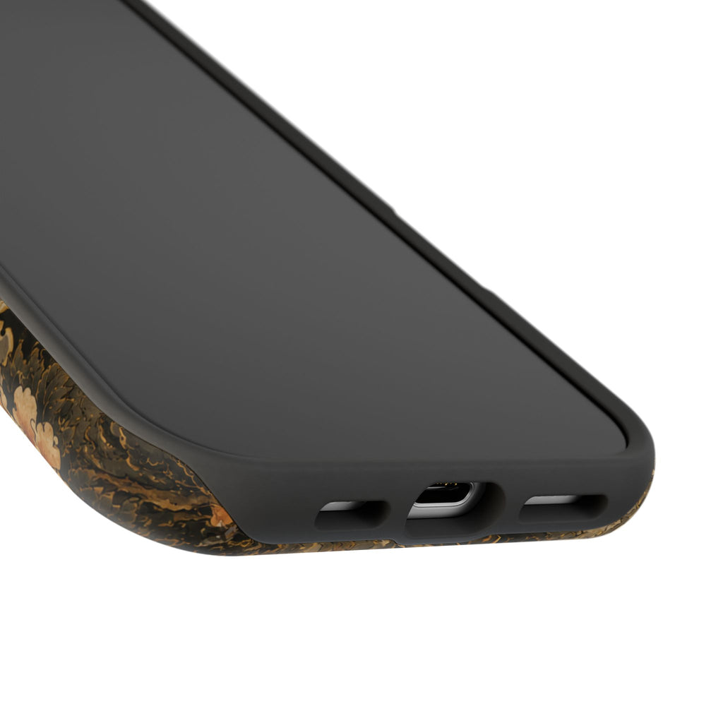 Black Panther Floral Tattoo Phone Case